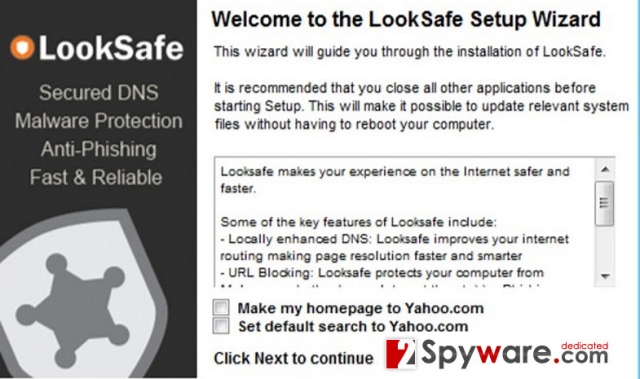 LookSafe virus snapshot LookSafe virus snapshot