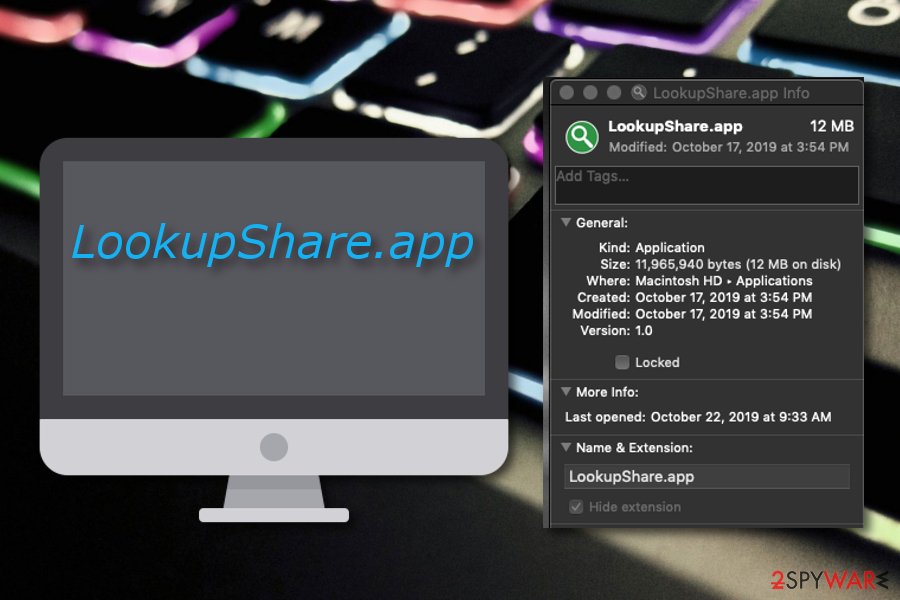 LookupShare adware