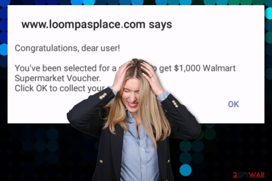 Loompasplace pop-up scam