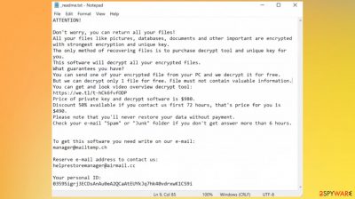 Loov ransomware virus