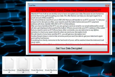 Lost Files ransomware
