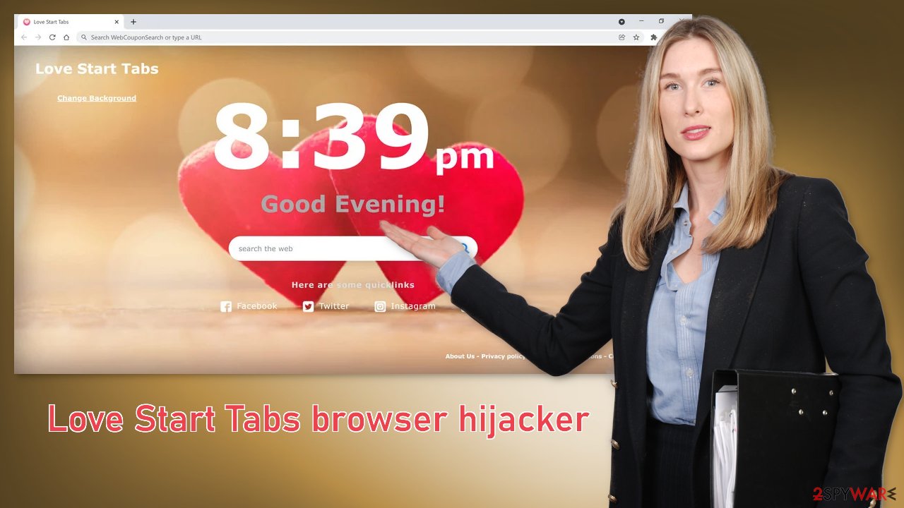 Love Start Tabs browser hijacker