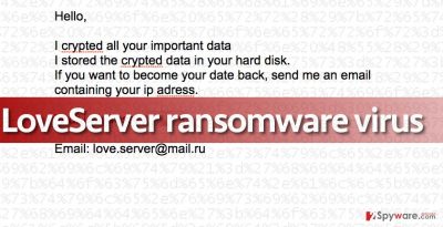 Image of the ransom note that LoveServer virus leaves