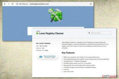 Lowe Registry Cleaner system tool