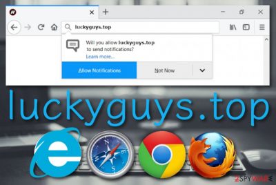 Luckyguys.top adware program