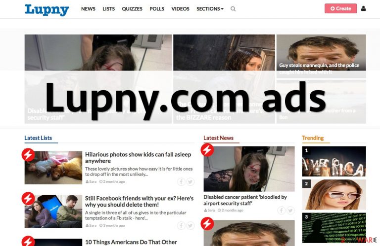 Lupny.com ads