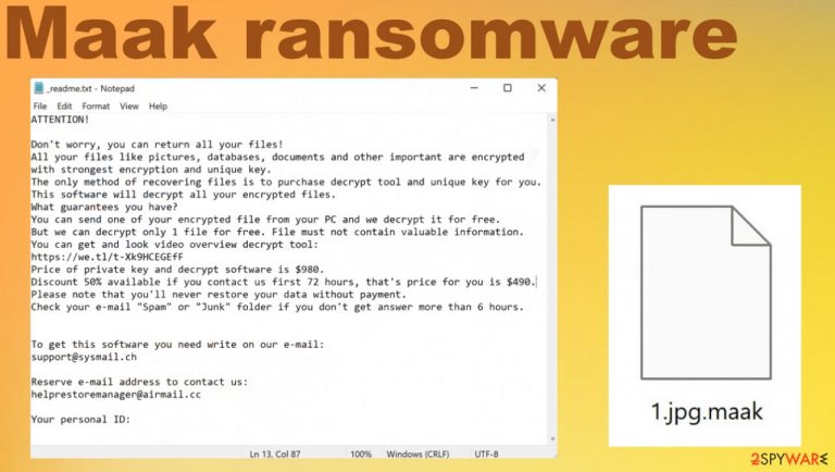 Maak file virus