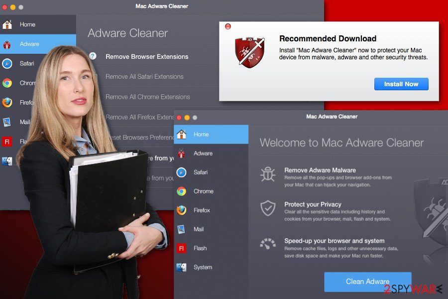 Mac Adware Cleaner ads