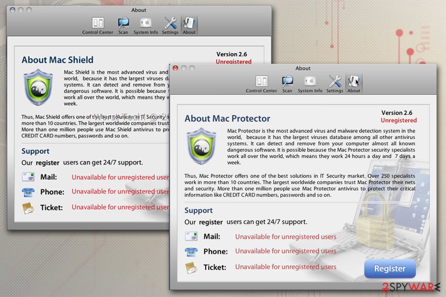 Mac Defender versions