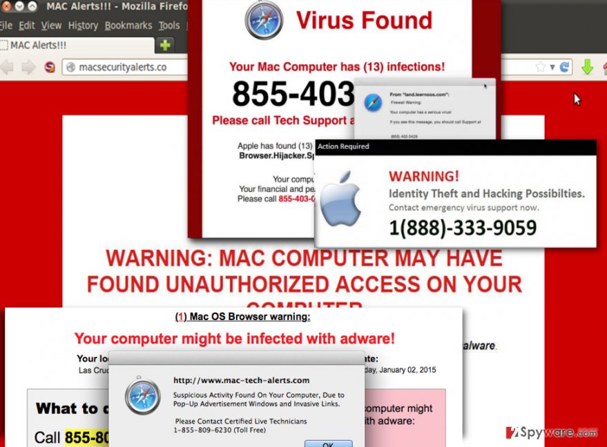 “MAC Malware Warning Alert” (Removal Guide)
