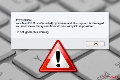 Mac OS X is infected (4) by viruses scam