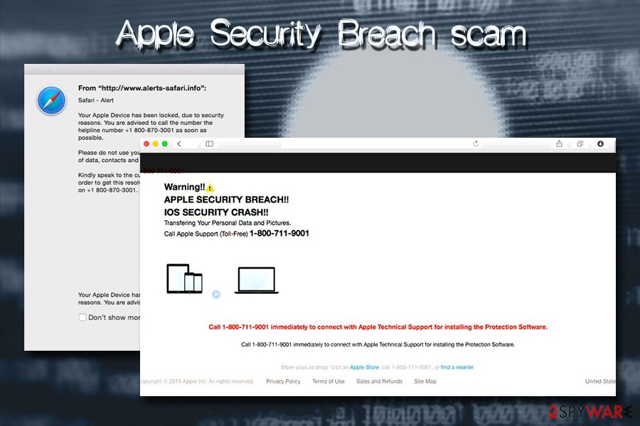 Mac virus scams