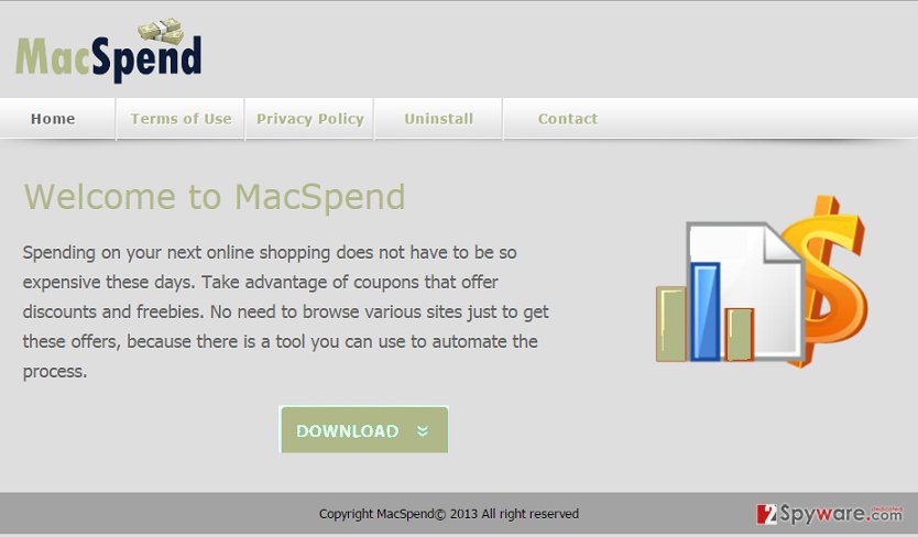 MacSpend adware snapshot MacSpend adware snapshot