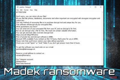 Madek ransomware