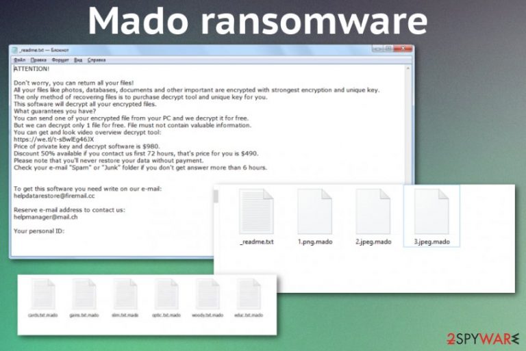Mado ransomware