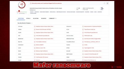 Mafer ransomware