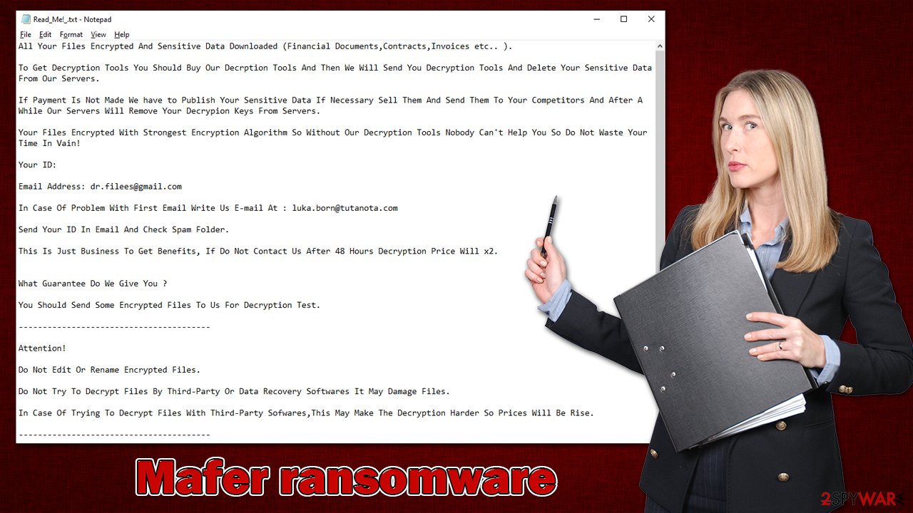 Mafer ransomware virus