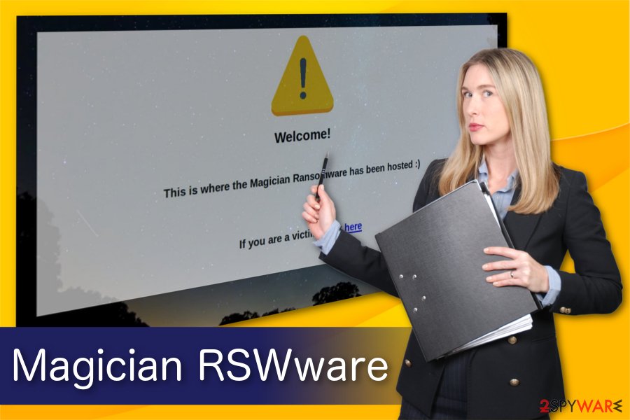 Magician RSWware ransomware illustration