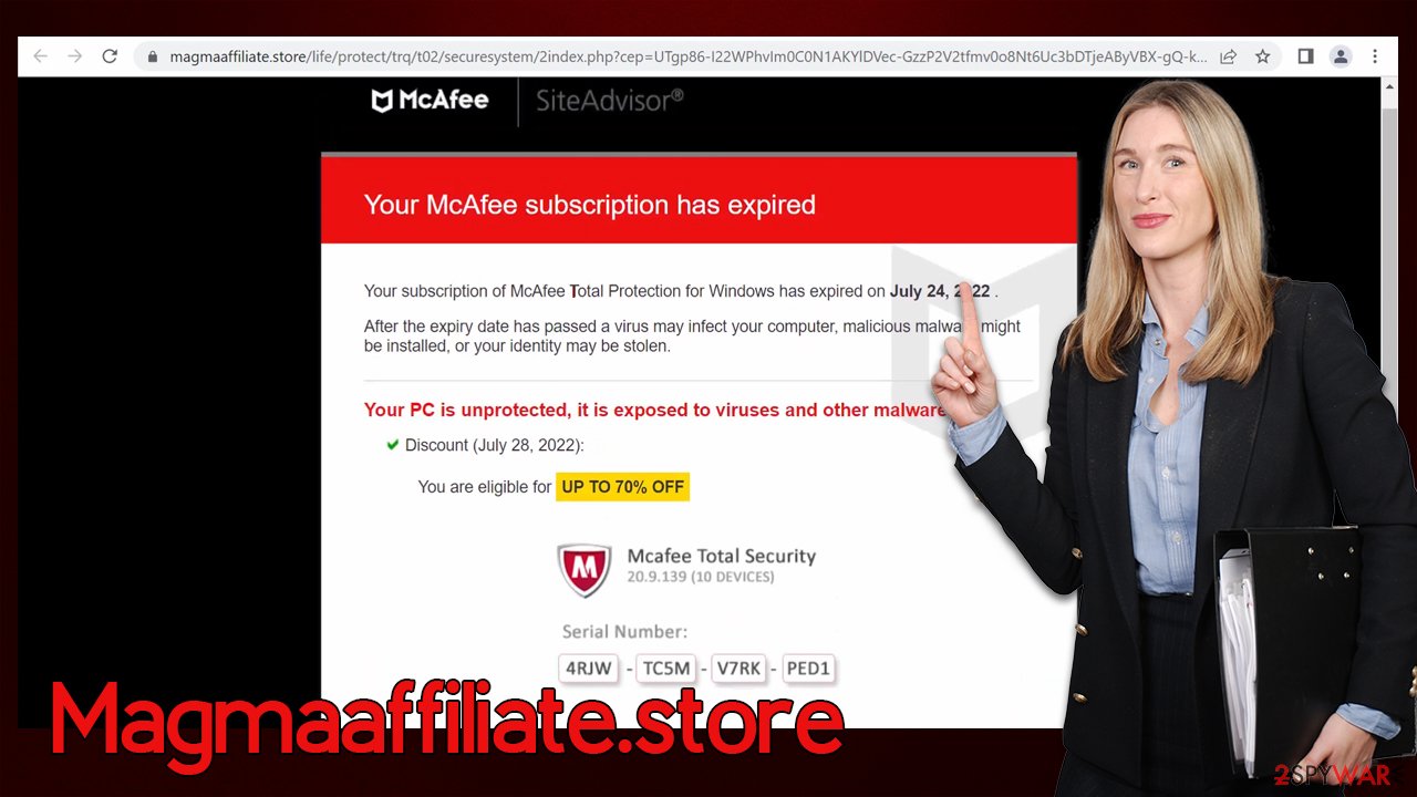 Magmaaffiliate.store scam