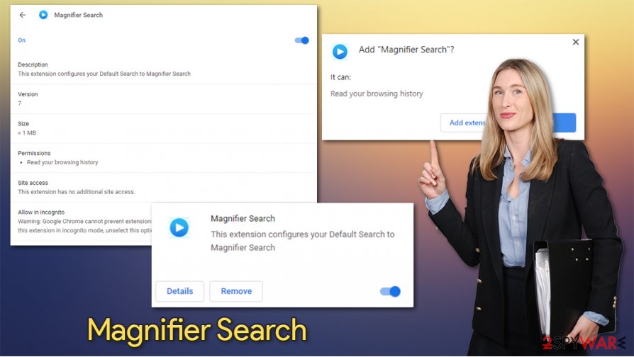 Magnifier Search hijack