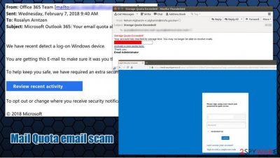Mail Quota email scam