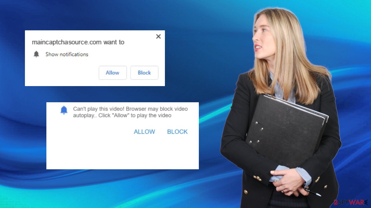 Maincaptchasource adware