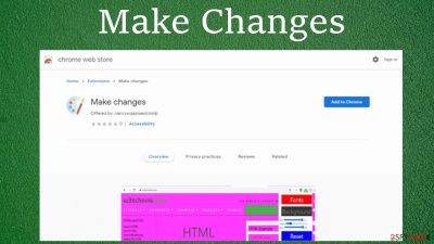 Make Changes browser hijacker