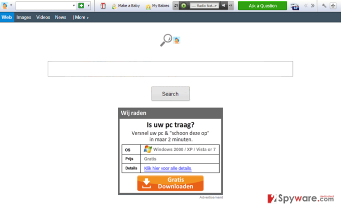MakeMeBabies Toolbar snapshot MakeMeBabies Toolbar snapshot