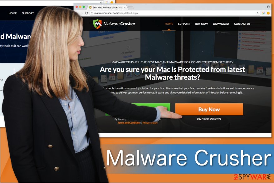 Malware Crusher illustration