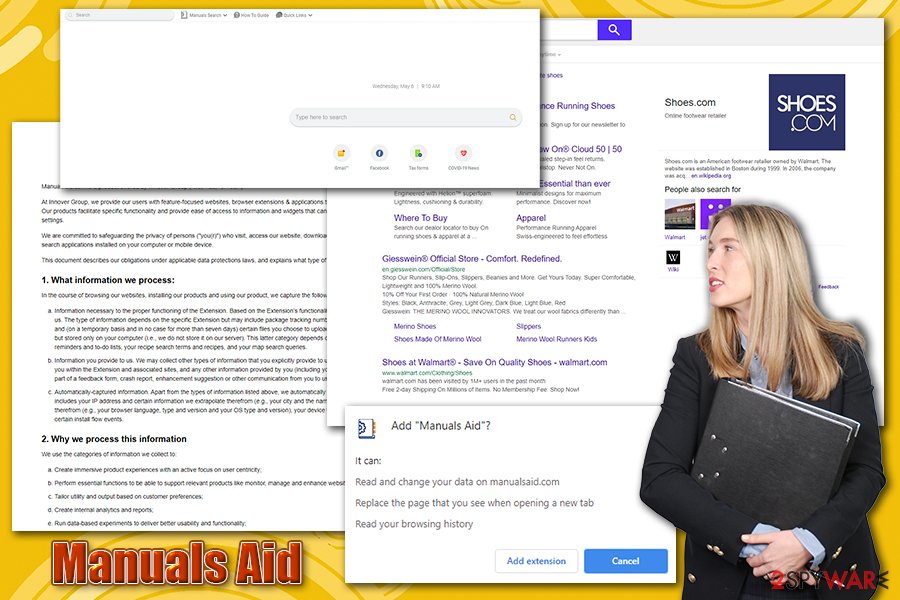 Manuals Aid browser hijacker