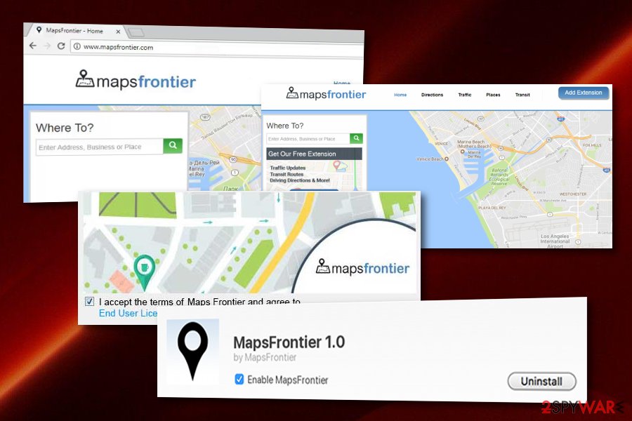 Maps Frontier adware