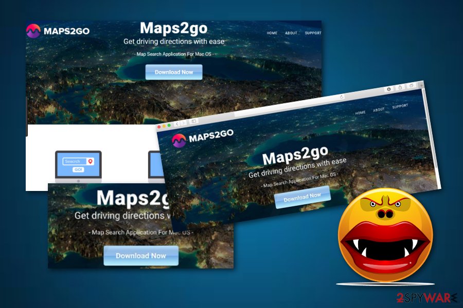 Maps2Go adware application