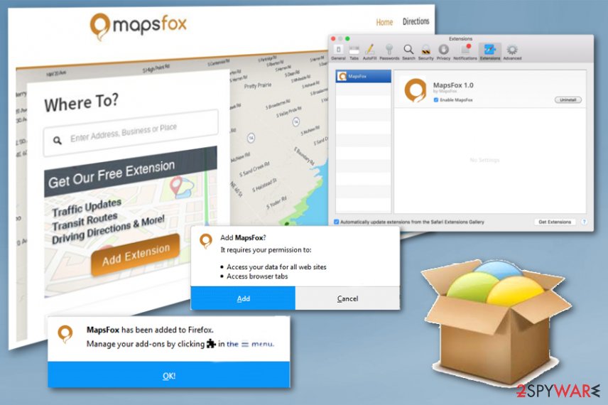 MapsFox advertisements