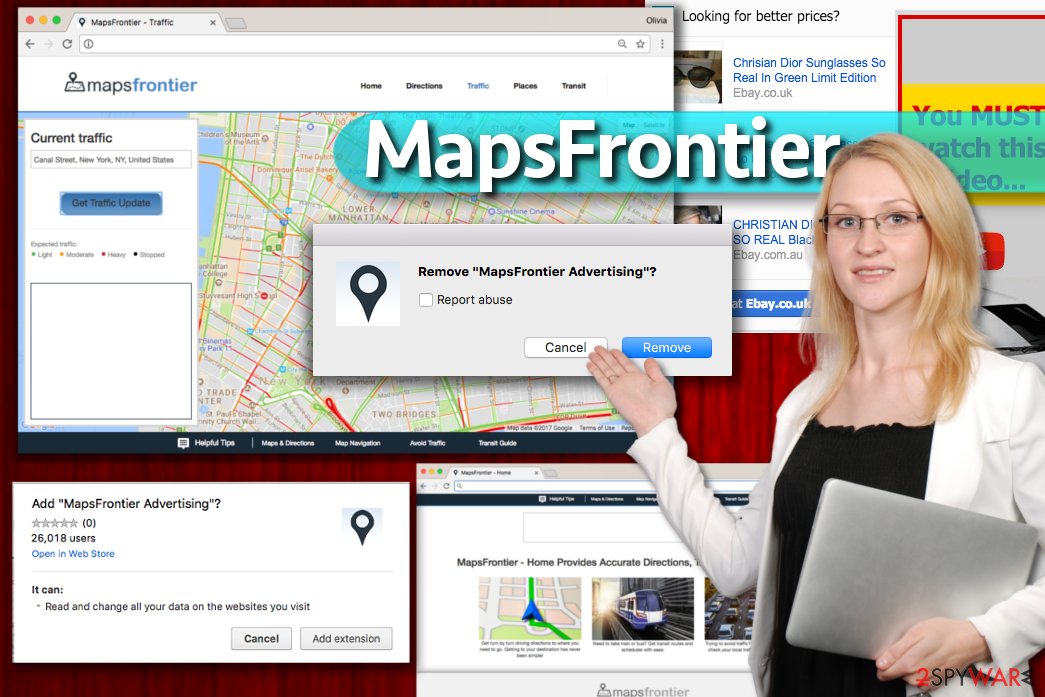 MapsFrontier ads