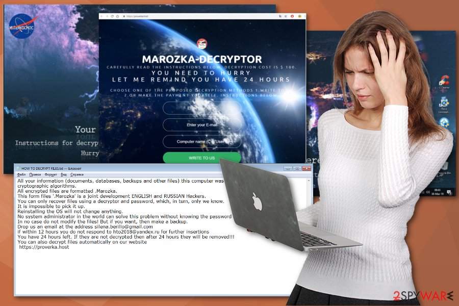 Marozka ransomware virus