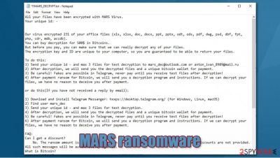 MARS ransomware