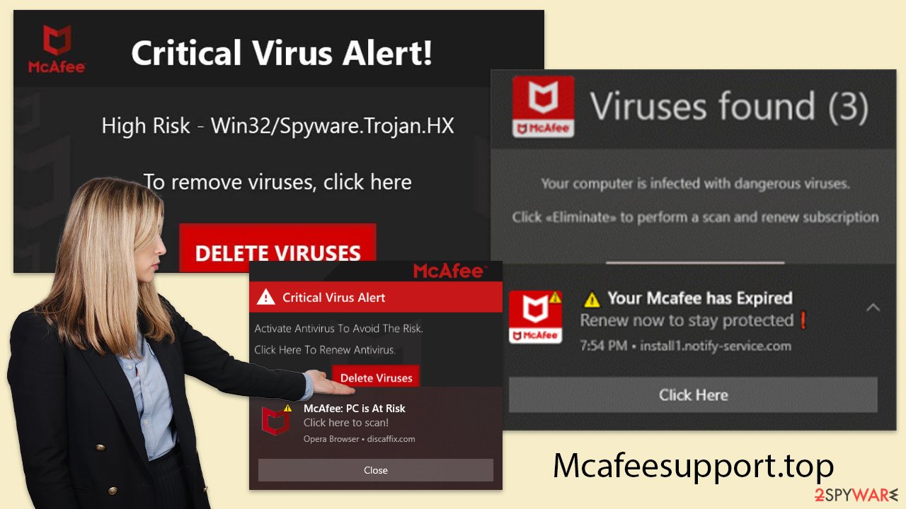 Mcafeesupport.top scam