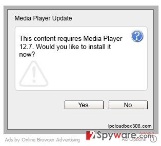 Media Player virus snapshot Media Player virus snapshot