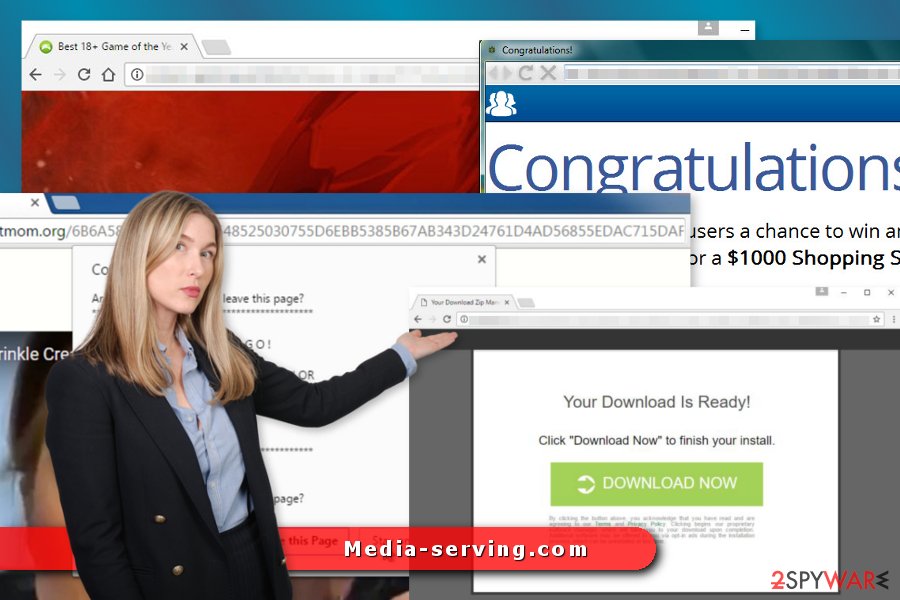 The image of Media-serving.com virus