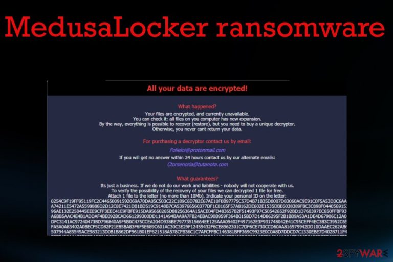 MedusaLocker ransomware