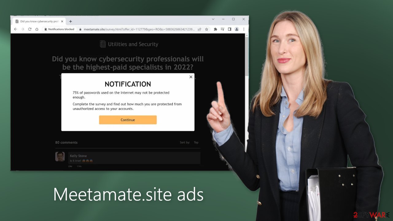 Meetamate.site ads