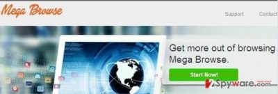 Mega Browse adware