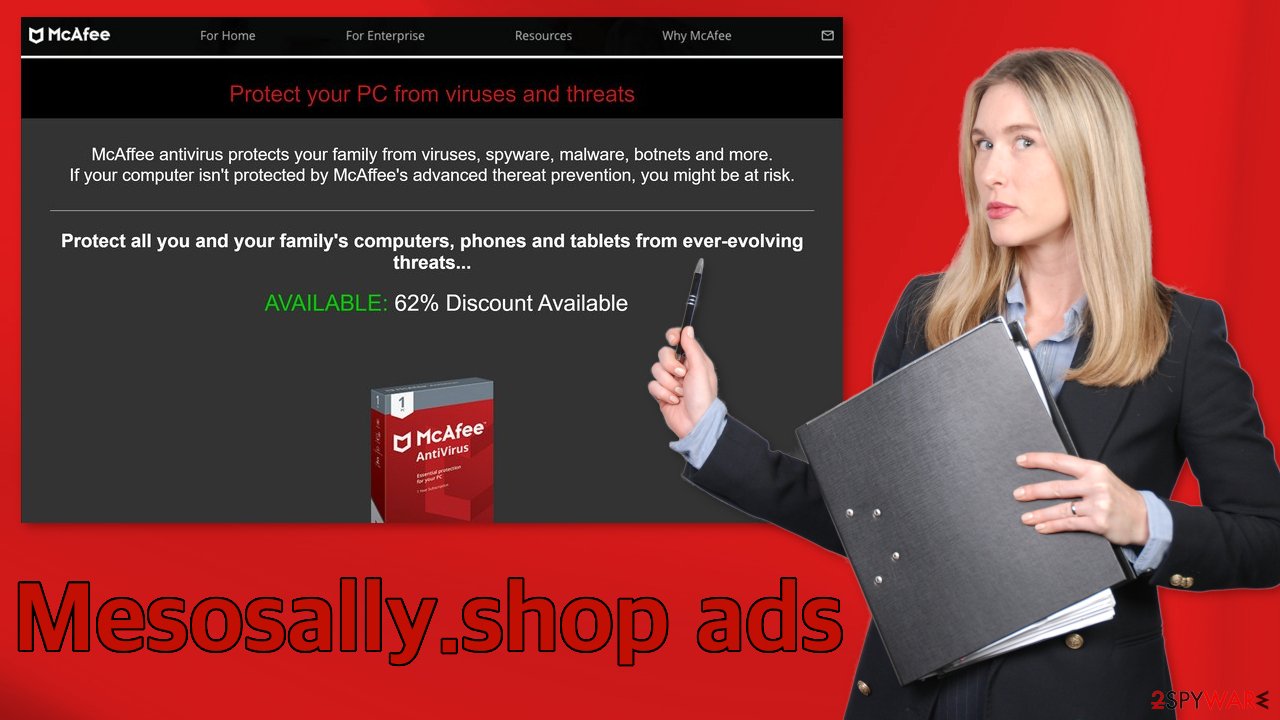 Mesosally.shop ads