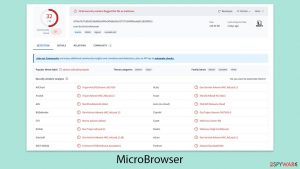 MicroBrowser Mac virus