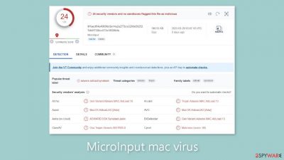 MicroInput mac virus