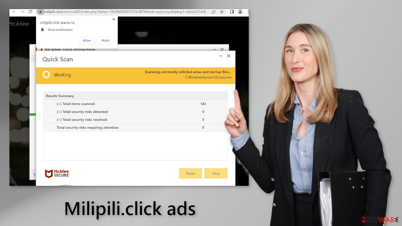 Milipili.click ads