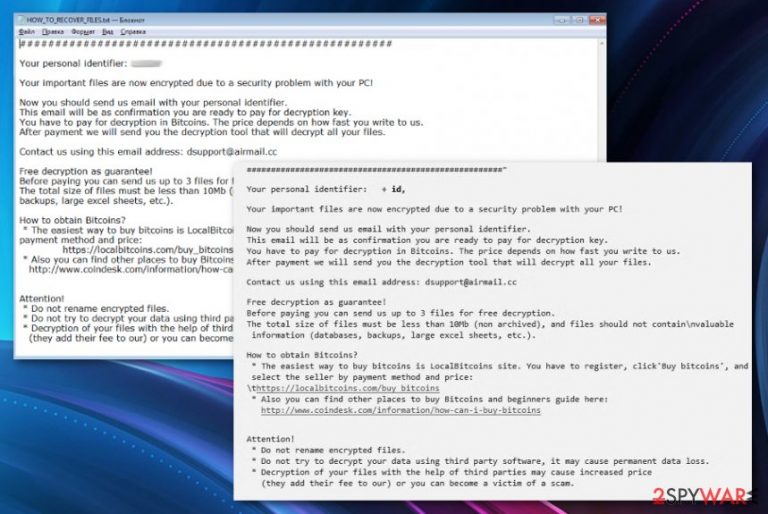 Mimicry ransomware
