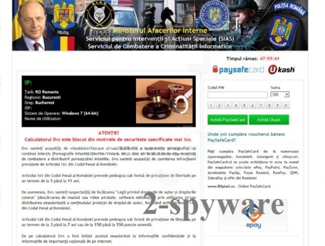 Ministerul Afacerilor Interne virus snapshot Ministerul Afacerilor Interne virus snapshot