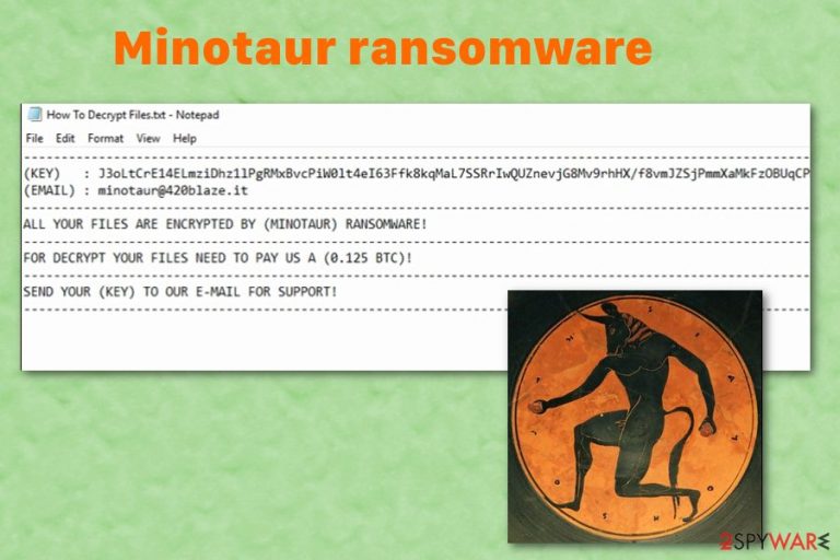 Minotaur ransomware Minotaur ransomware