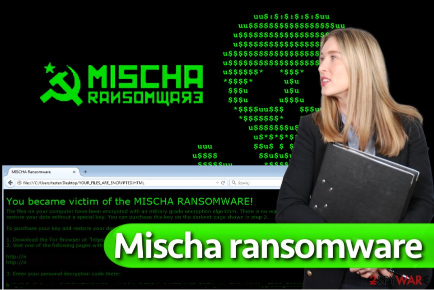 Mischa ransomware virus